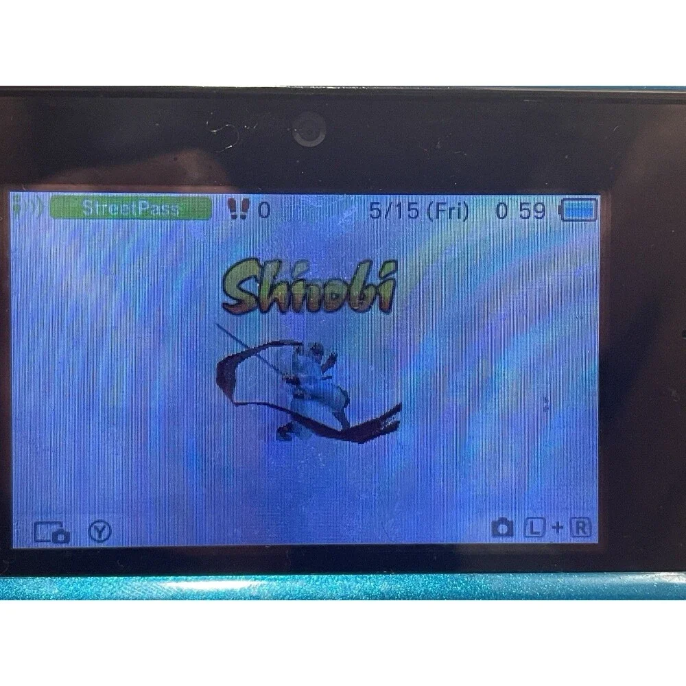 SHINOBI Nintendo 3DS Game With Case And Manual Tested Genuine Fast Ship!